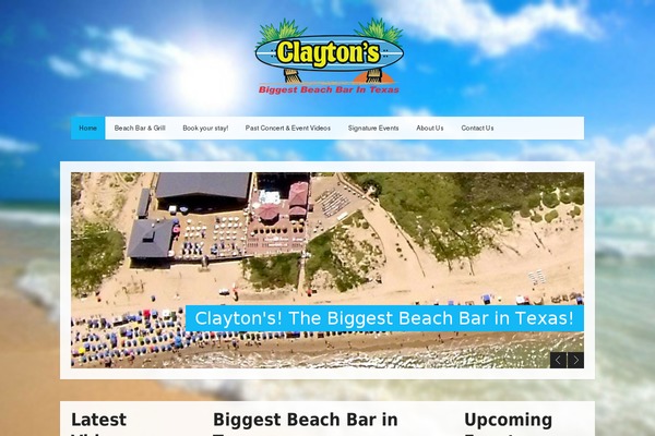 claytonsbeachbar.com site used Soundboard