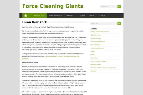 clean-ny.org site used MaidenHair