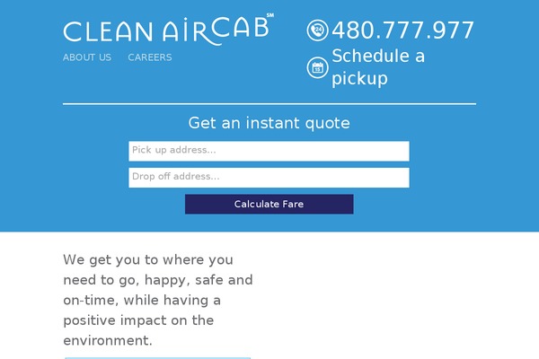 cleanaircab.com site used Cleanaircab