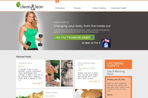 cleanandleanfitness.com site used Cleanandleanv1