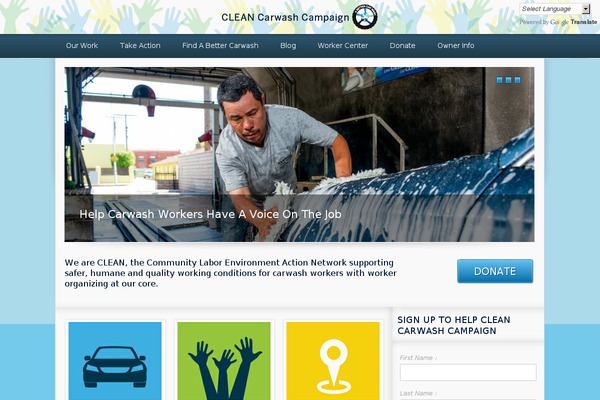 cleancarwashcampaign.org site used Clean-carwash-campaign