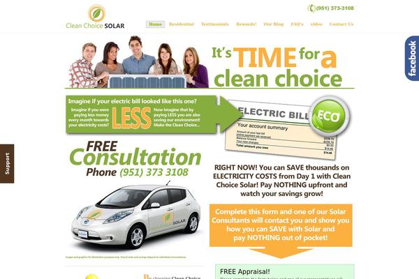 Promotion theme site design template sample