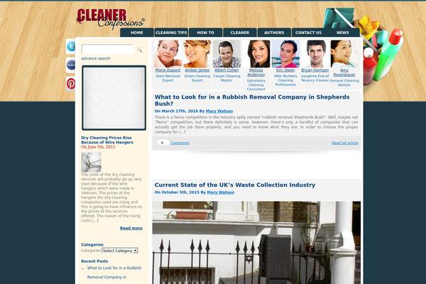 cleanerconfessions.com site used Equivalency