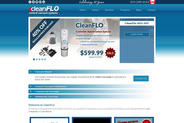 cleanflo.ca site used Cleanflo