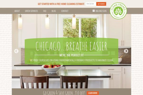 cleanfreaks.com site used Cleanfreaks