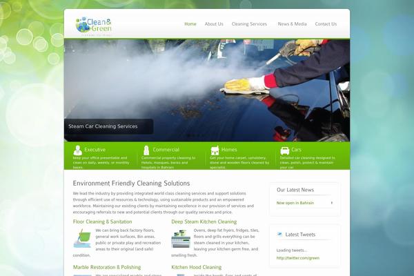 cleangreenbh.com site used Picassotheme