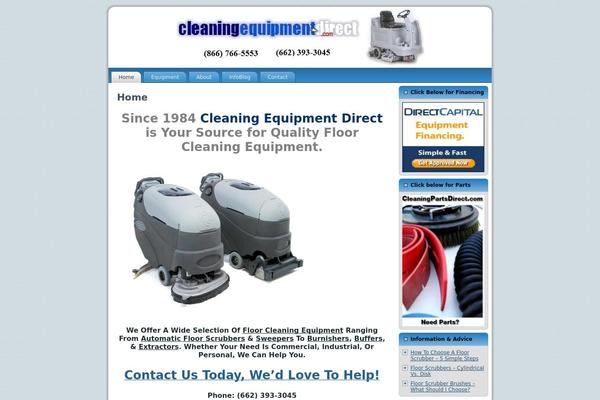 cleaningequipmentdirect.com site used Ced_wp