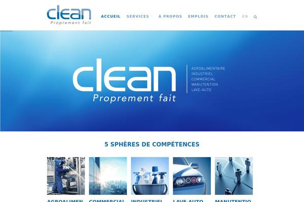 cleaninternational.com site used Proxima