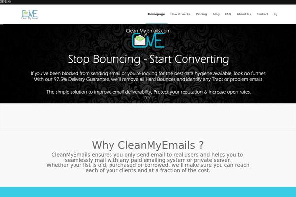 Enfold theme site design template sample
