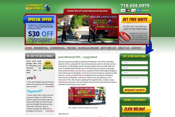 cleanoutexpress.com site used Cleanout