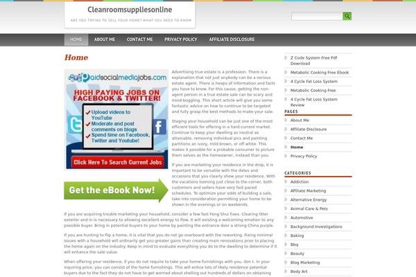 cleanroomsuppliesonline.us site used Colorful Motive