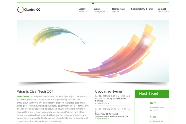 cleantech-oc.org site used Terso-wordpress