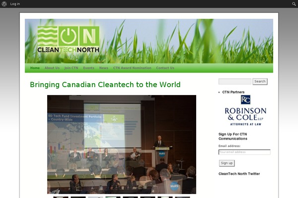 WordPress website example screenshot