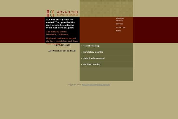 cleanwithacs.com site used Cleanwithacs