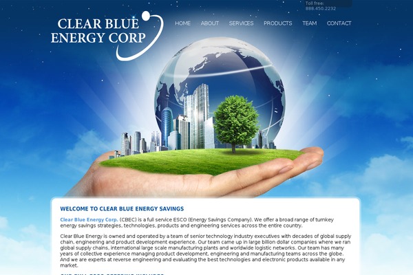 clearblueenergycorp.com site used Cbe-1