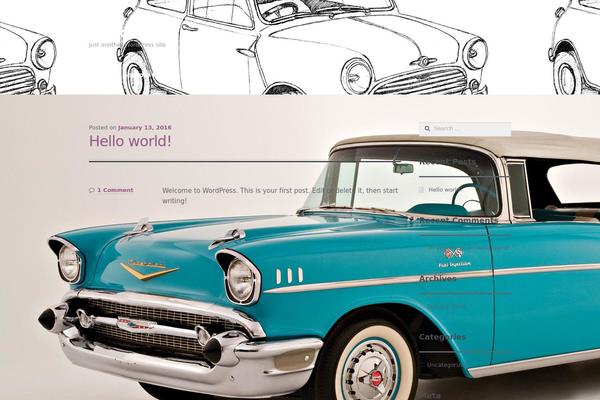 WordPress website example screenshot