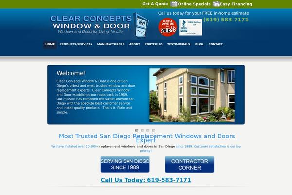 WordPress website example screenshot