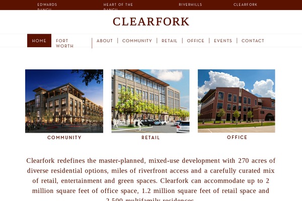 clearfork1848.com site used Clearfork