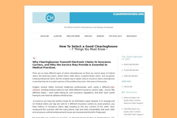 clearinghouses.org site used Duet