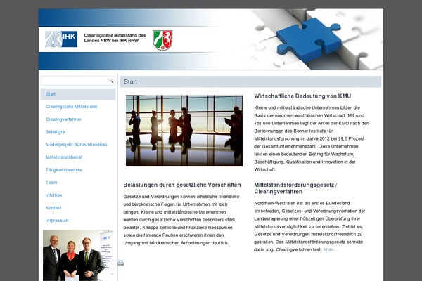 clearingstelle-mittelstand.de site used Cst3