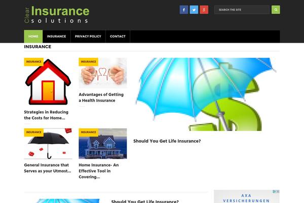 clearinsurancesolutions.com site used Clearinsurancesolutions