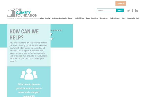 clearityfoundation.org site used Clearity2015