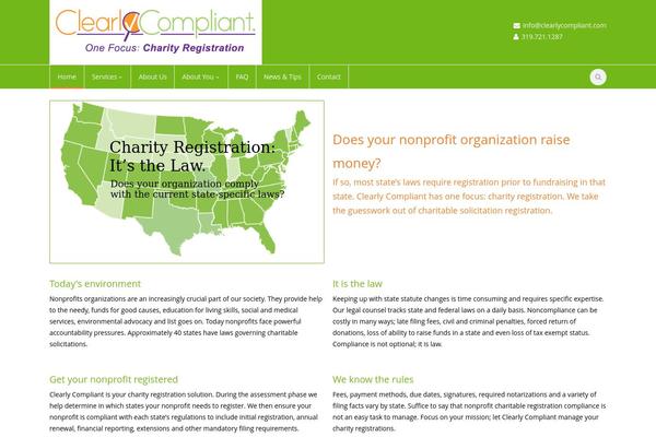 clearlycompliant.com site used Astrum-child
