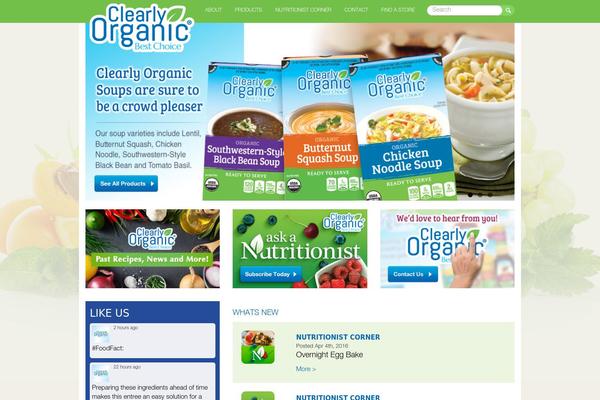 clearlyorganicbrand.com site used Bestchoicebrands