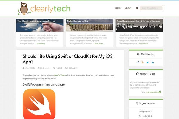 clearlytech.com site used Clearlytech-genesis
