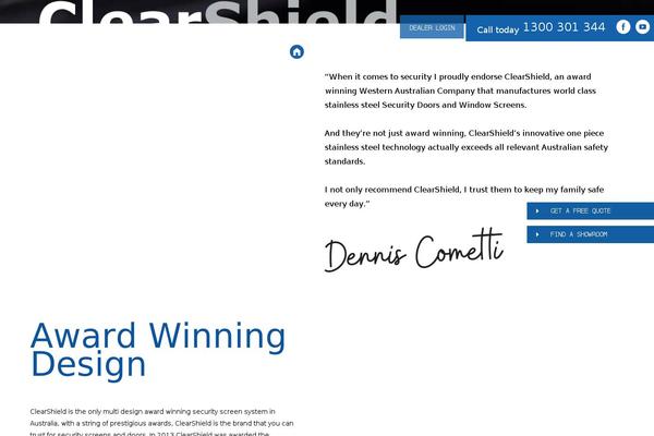 clearshield.com.au site used Bf-framework