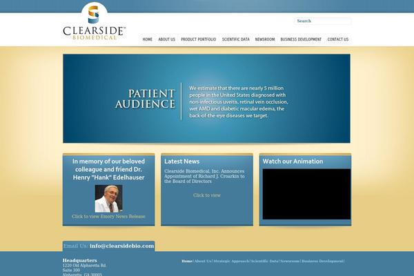 clearsidebio.com site used Clearsidebio
