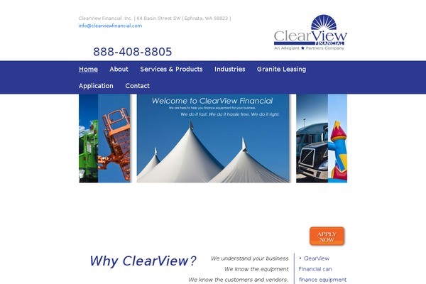 clearviewfinancial.com site used Privatebusiness-child