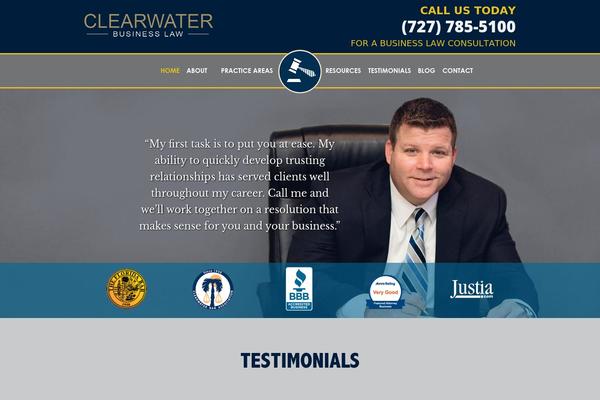 clearwaterbusinessattorney.com site used Clearwater