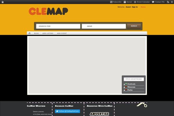 GeoTheme theme site design template sample