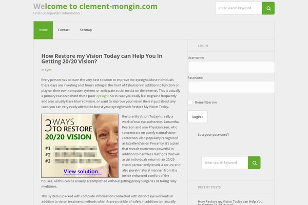 clement-mongin.com site used Bicubic