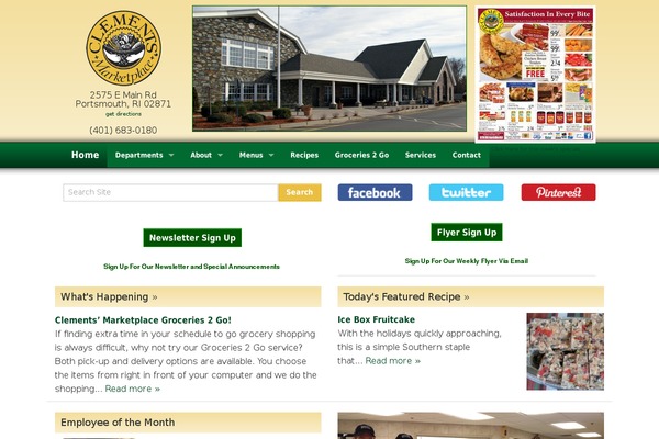 clementsmarket.com site used Clements