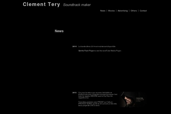 clementtery.com site used Clement-tery-thematic