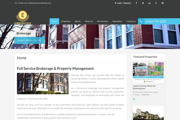 Realhomes Theme theme site design template sample