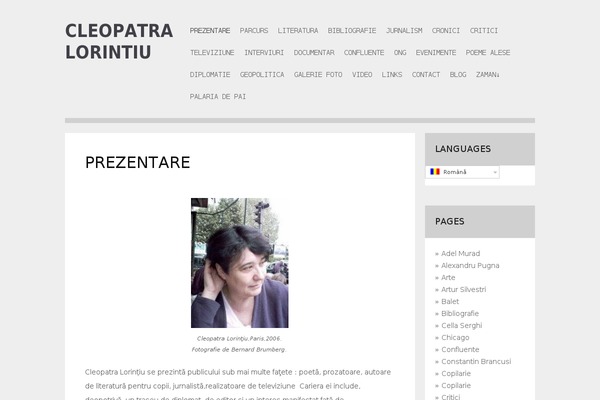 cleopatra-lorintiu.net site used Zoren-wpcom