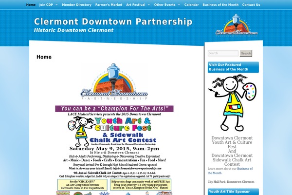 clermontdowntownpartnership.com site used Clermont