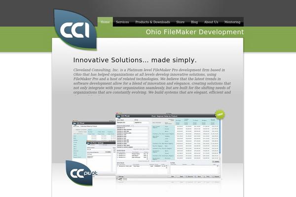 clevelandconsulting.com site used Cci_theme