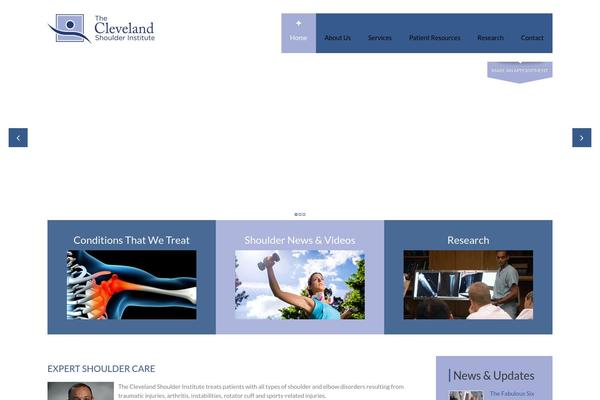 Clinico theme site design template sample