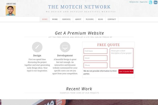clevelandwebdeveloper.com site used Motech