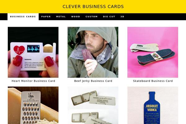 cleverbusinesscards.com site used Cbc15