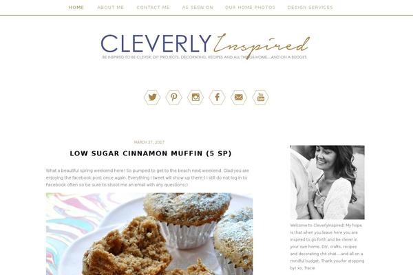 cleverlyinspired.com site used Chic Lite