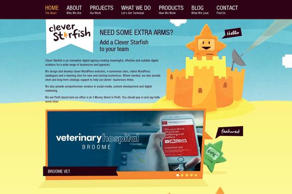 cleverstarfish theme websites examples