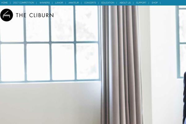 cliburn.org site used Cliburn
