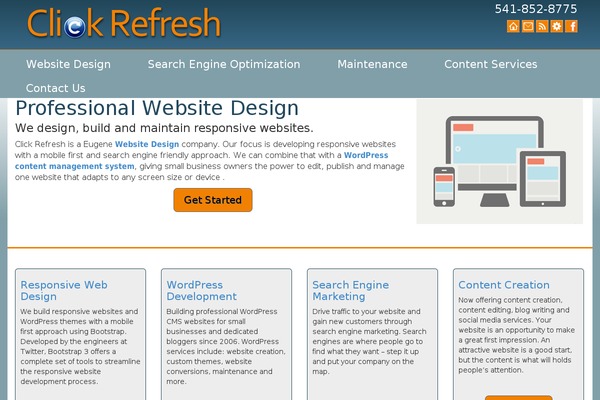 click-refresh.com site used Clickrefresh_bootstrap