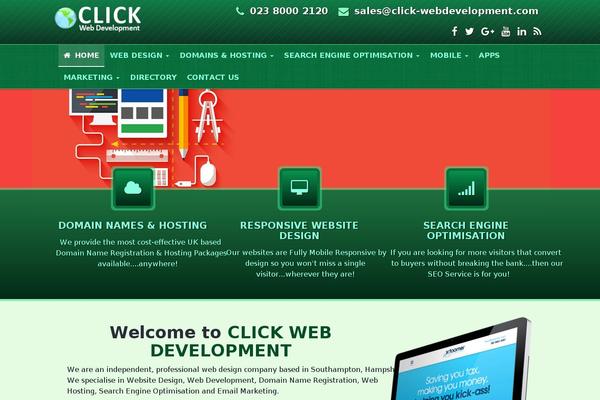 click-webdevelopment.com site used Wp-totalflex