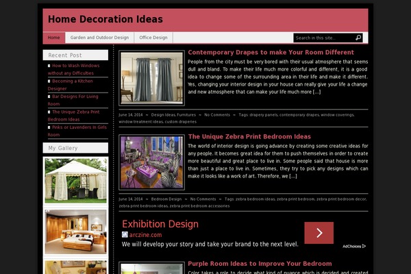 ThemeGeblek theme site design template sample